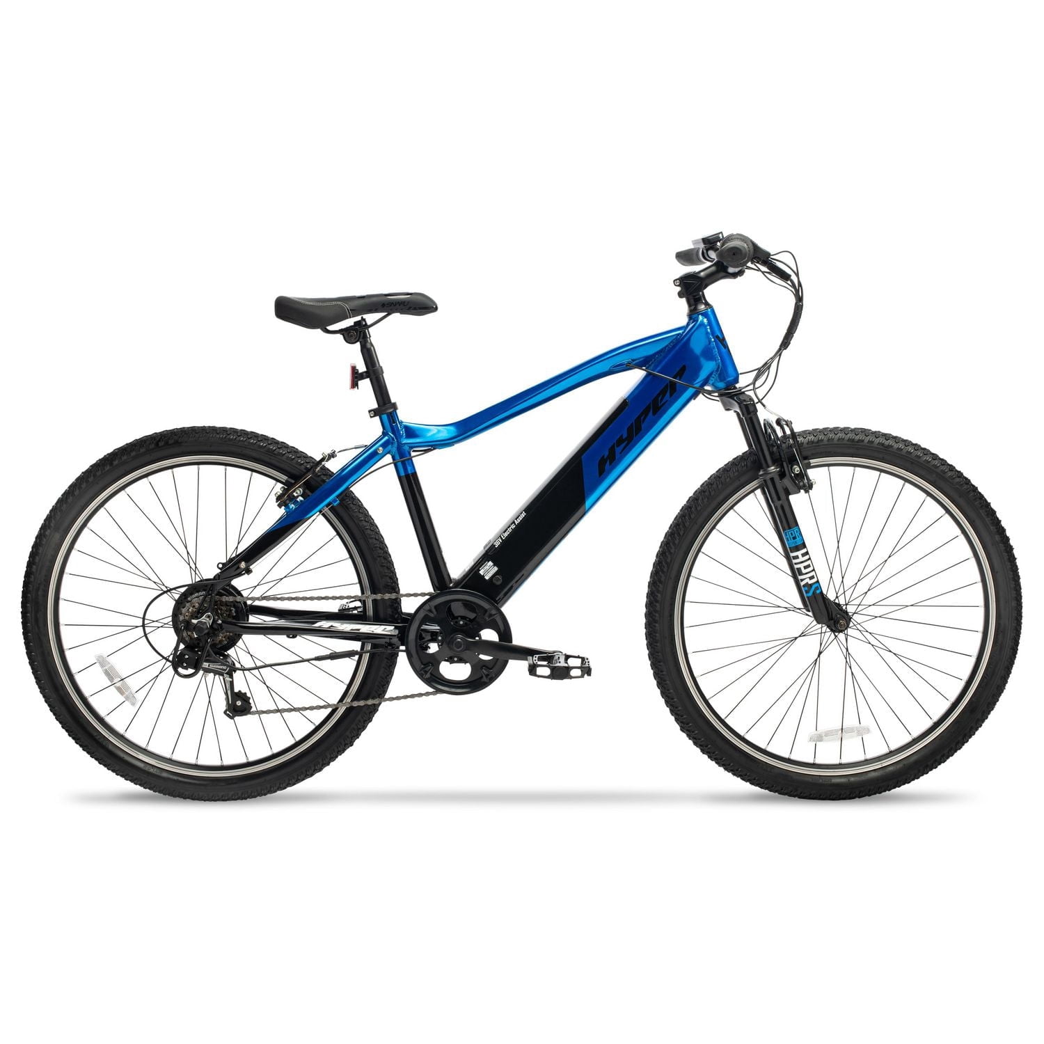 hyper bicycles e-ride electric pedal 20IN 4.0 The blue electric bike includes front and rear V Cruiser Bike Hyper Electric Bike