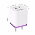 thumbnail image 4 of EGNMCR Double Port USB Wall Plug Brick Charging Box Adapter Double USB Charger Block USB Wall Charger With Smart Charging Cell Phone Wall Chargers For Travel charging Plug, 4 of 4