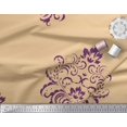 thumbnail image 3 of Soimoi Cotton Voile Fabric Ogee Damask Print Fabric by Yard 42 Inch Wide, 3 of 5