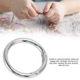 thumbnail image 3 of 20Pcs Porte O, Mousqueton Rond Clip Ressort Boucle Porte-Clés pour Sac à Main Bijoux Bricolage, 3 of 8