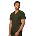thumbnail image 1 of Adar Universal Unisex Scrubs - V-Neck Tunic Scrub Top, 1 of 7