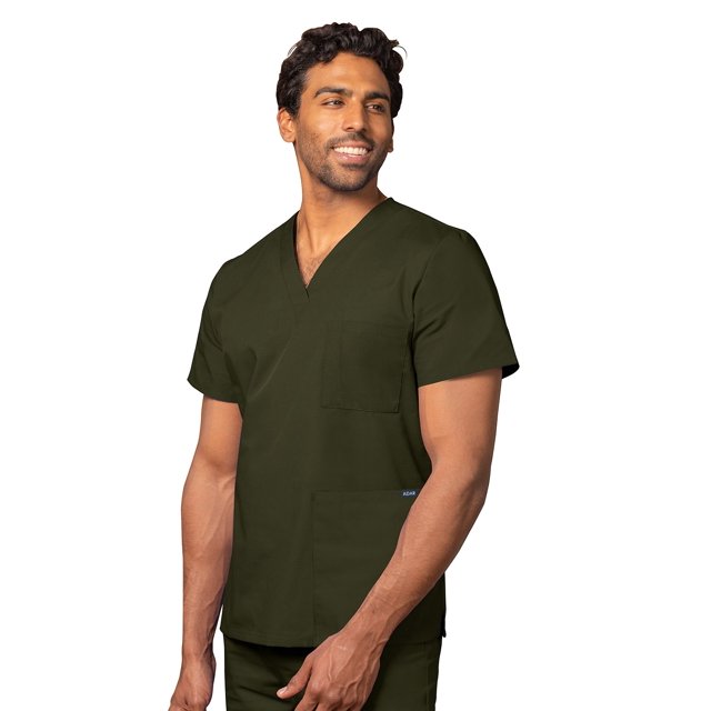 Adar Universal Unisex Scrubs - V-Neck Tunic Scrub Top