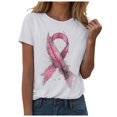 thumbnail image 1 of T-Shirts pour Femmes Été Manches Courtes Hauts Graphiques Décontractés Mode T-Shirts Confortables pour Tous les Jours, 1 of 4