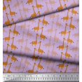 thumbnail image 2 of Soimoi Poly Crepe Fabric Giraffe Kids Print Fabric by The Yard 52 Inch Wide, 2 of 3