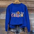 thumbnail image 4 of EGNMCR Easter T-Shirts Imprimés pour Femmes T-Shirts Graphiques pour Femmes Chemises pour Femmes T-Shirt à Col Rond pour Femmes Easter Imprimé Haut à Manches Longues Chandails pour Femmes T-Shirts pour Femmes, 4 of 5