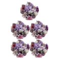 thumbnail image 3 of Wweixi Whimsical Blooms Low Maintenance Artificial Flower Collection Realistic purple LH001 5Set, 3 of 6