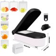 thumbnail image 4 of Multifunctional Grater 7 Cutting Tools Round Vegetable Chopper Vegetable Chopper Food Chopper With Container Vegetable Chopper With Container, 4 of 6