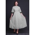 thumbnail image 2 of Bimba Robe-Chemise Mi-Mollet pour Femmes à Carreaux Imprimés, Manches Retroussables, Boutonnée - Moyen, 2 of 5