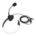 thumbnail image 1 of Business Headset, Call Center Headphone Single Ear Adjustable Volume 3.5mm Soft With Mic For Office, 1 of 8