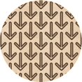 thumbnail image 1 of Ahgly Company Machine Washable Indoor Round Transitional Golden Blonde Gold Area Rugs, 7' Round, 1 of 7