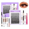 thumbnail image 1 of DIY Lash Extension Kit: Mixed Style Lash Clusters with Bond & Seal..., 1 of 26
