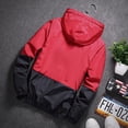 thumbnail image 3 of OmicGot Hooded Jacket New Spring Autumn Korean Version Plus Male And Female Couples Colorblock Men's Jacket Casual Thin Section Coat, 3 of 10