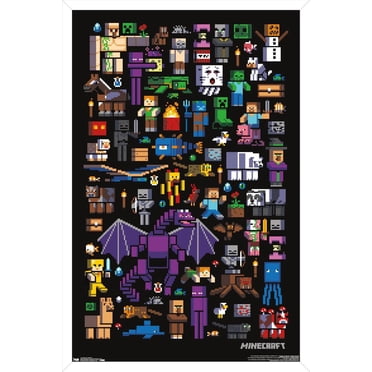 Minecraft - Mobbery Wall Poster, 22.375" x 34"