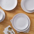 thumbnail image 3 of Stone Lain Lauren Stoneware 16 Piece Dinnerware Set, Service for 4, Off White, 3 of 7