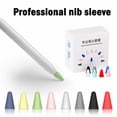 thumbnail image 3 of 8pcs Tablet Pencil Penpoint Protector Pen silicone cap pen silicone Point Protective Silicone Cap Case Tablet Pencil Accessories, Mixed Color, 3 of 9
