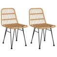 thumbnail image 2 of vidaXL Ensemble Bistro de Jardin 3 Pcs en Rotin Poly, 2 of 5