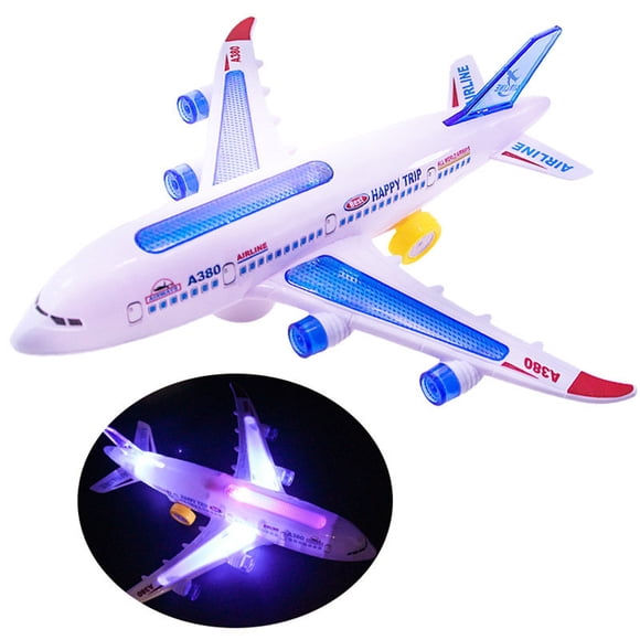 Avion Jouet d'Action Électrique pour Enfants avec Lumières et Sons, Avions Jouets pour Garçons et Filles