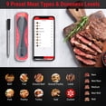 thumbnail image 4 of ThermoPro TempSpike 500FT Truly Wireless Meat Thermometer Bluetooth enabled with LED indicator, 4 of 6