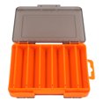 thumbnail image 2 of Fishing Lure Box, Fall Proof Breathable Space Saving Double Sided Lure Box  for Fishing  Gray,Orange, 2 of 7