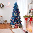 thumbnail image 4 of Costway 7 FT Artificial Christmas Tree, with 340 Warm White LED Lights 8 Lighting Modes, 4 of 10