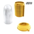 thumbnail image 3 of Kadlawus 2Pcs Cake Box, 50PCS Disposable Round Plastic Cake Boxes, Transparent Dome Cupcake Container for Baking, Food Grade PET Dessert Box, Individual Cake Container for Wedding Birthday Party,, 3 of 9
