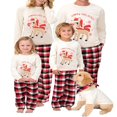 thumbnail image 1 of Pyjamas de Noël pour Famille Ensemble de Pyjamas de Noël Assortis PJS Pyjamas de Famille pour les Fêtes, 1 of 8