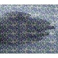 thumbnail image 4 of oneOone Viscose Chiffon Fabric Leaves & Floral Block Print Fabric BTY 42 Inch Wide, 4 of 5