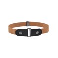 thumbnail image 2 of facefd Belt No Buckle Invisible Alloy Fashionable Long-lasting Convenience Elastic Unisex Man Multicolored DIY Prop Jeans Band Light Yellow, 2 of 9