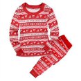 thumbnail image 3 of Matching Family 2/1PCS Pyjama Ensemble Mignon Motifs Collection Familiale Noël Vêtements de Nuit Pyjama Long, 3 of 8