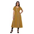 thumbnail image 1 of Moomaya Robe Kurti Longue Indienne Imprimée en Coton Tunique Robes pour Femmes, 1 of 6