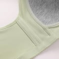 thumbnail image 3 of Diufon 2 Pack Wide Strap Bra for Women Everyday Front Closure Wireless Full Coverage Bras Soft Breathable Bra, 3 of 6