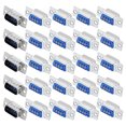 thumbnail image 1 of Unique Bargains 25 Pcs Adaptateurs D-SUB DB9 Mâle Double Rangées 9 Broches Montage PCB Connecteurs de Soudure, 1 of 1