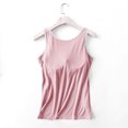thumbnail image 4 of Timegard Débardeurs d'Été pour Femmes avec Soutien-Gorge Intégré Col Rond Débardeurs Confortables Vêtements de Détente Sans Manches Pjs, 4 of 6