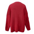 thumbnail image 4 of LOVZFMLL Cardigan for Women's Cardigan Color Coarse Knit Loose Oversized Knitwear, 4 of 5