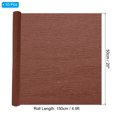 thumbnail image 2 of Unique Bargains 4.9ft Crepe Paper Roll, 10 Roll 20" Width Soft Paper Streamer Sheet for Craft, Brown, 2 of 7