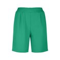 thumbnail image 4 of Timegard Womens Dressy Shorts Plus Size Elastic High Waisted Comfy Ruched Straight Leg Work Casual Shorts, 4 of 7