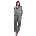 thumbnail image 1 of Moomaya Pj Lounge Set Women Long Sleeve Notch Collar Shirt Pajama Set Sleepwear, 1 of 6