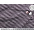thumbnail image 2 of Soimoi Poly Georgette Fabric Herringbone Shirting Print Fabric by The Yard 52 Inch Wide, 2 of 3