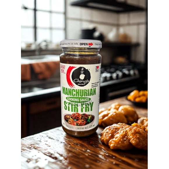 Ching's Secret Manchurian Stir Fry Sauce, Indo-Chinese Cooking Sauce, 225 mL