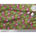 thumbnail image 2 of Soimoi Rayon Fabric Floral & Leaves Tropical Fabric Prints by Yard 56 Inch Wide, 2 of 3
