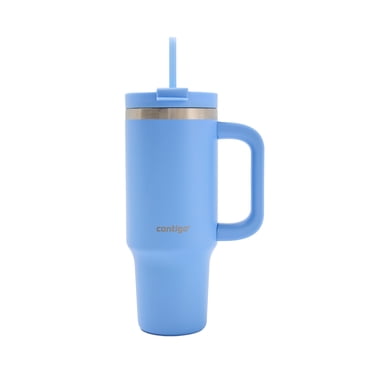 Contigo Streeterville Leak-Proof Tumbler, 30 oz (887 ml), Stainless Steel Water Bottle with Straw