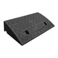 thumbnail image 1 of TISHITA Curb Ramp AntiSlip Climbing Triangle Pad for Sidewalk Lawn Mowers Motorcycle Black 50x27x10cm, 1 of 8