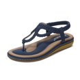 thumbnail image 4 of Kcodviy pour Femmes Chaussures Sandales Compensées Sandales pour Femmes Compensées Chaussures pour Femmes Sandales Sandales à Plateforme pour Femmes Boucle Été Sangle Sandale pour Femmes Pantoufles pour Femmes Sandales, 4 of 8