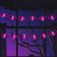 thumbnail image 3 of Agiferg Halloween Lights 19.7FT 40 LED Waterproof 3D Ghost Battery Operated String Lights Cute Light For Window Indoor Outdoor Decor Halloween Party Decorations, 3 of 9