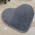thumbnail image 2 of VogueV Bathroom Absorbent Rug - Quick-Dry Shower Mat 30x40cm Grey, 2 of 2