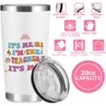 thumbnail image 5 of Teacher Gifts for Women Teacher Appreciation Gifts 20 Oz Stainless Steel Tumbler Teacher Christmas Gifts Teacher Birthday Gifts Travel Tumbler Coffee Cup It''s Me Hi I''m the Teacher, 5 of 5