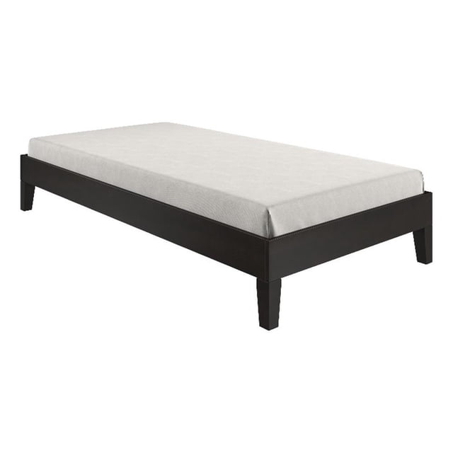 Steve Silver Lit Plateforme Simple en Bois Nix de la Compagnie, Fini Noir
