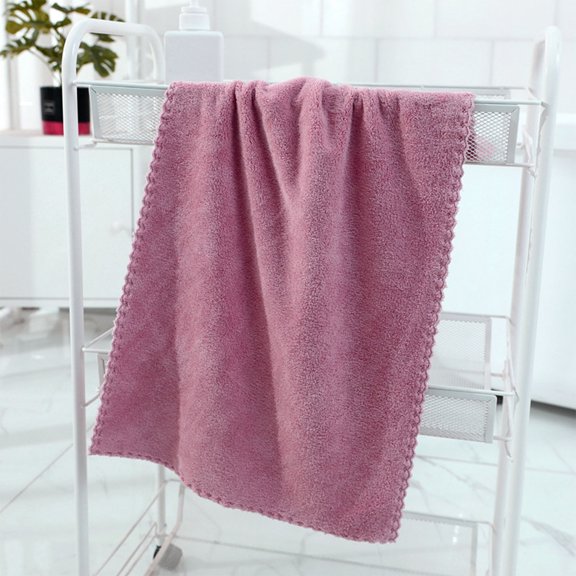 Velvet Towel Plain Face Towel Soft Absorbent Face Wash Ah Face Towel