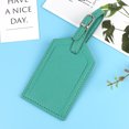 thumbnail image 1 of Luggage Tag Personalized Travel Suitcase Name Address ID Baggage Label Address Holder Portable Boarding Tags Travel Accessories Green, 1 of 6