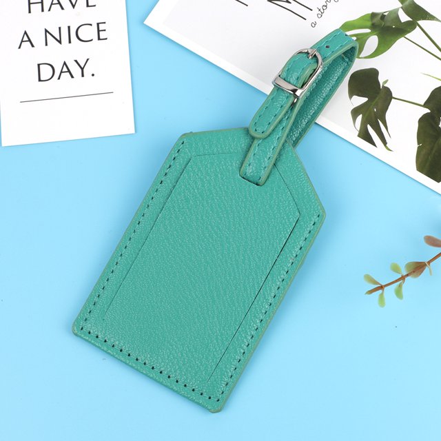Luggage Tag Personalized Travel Suitcase Name Address ID Baggage Label Address Holder Portable Boarding Tags Travel Accessories Green